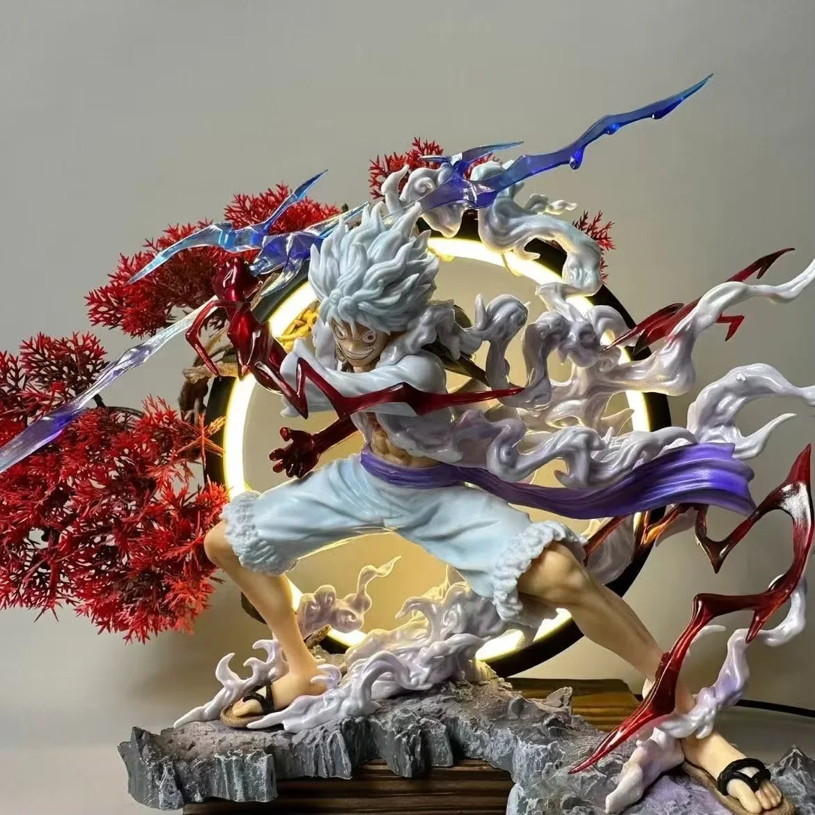 Figurine One Piece Luffy Gear 4 Aura Violette – Image 2
