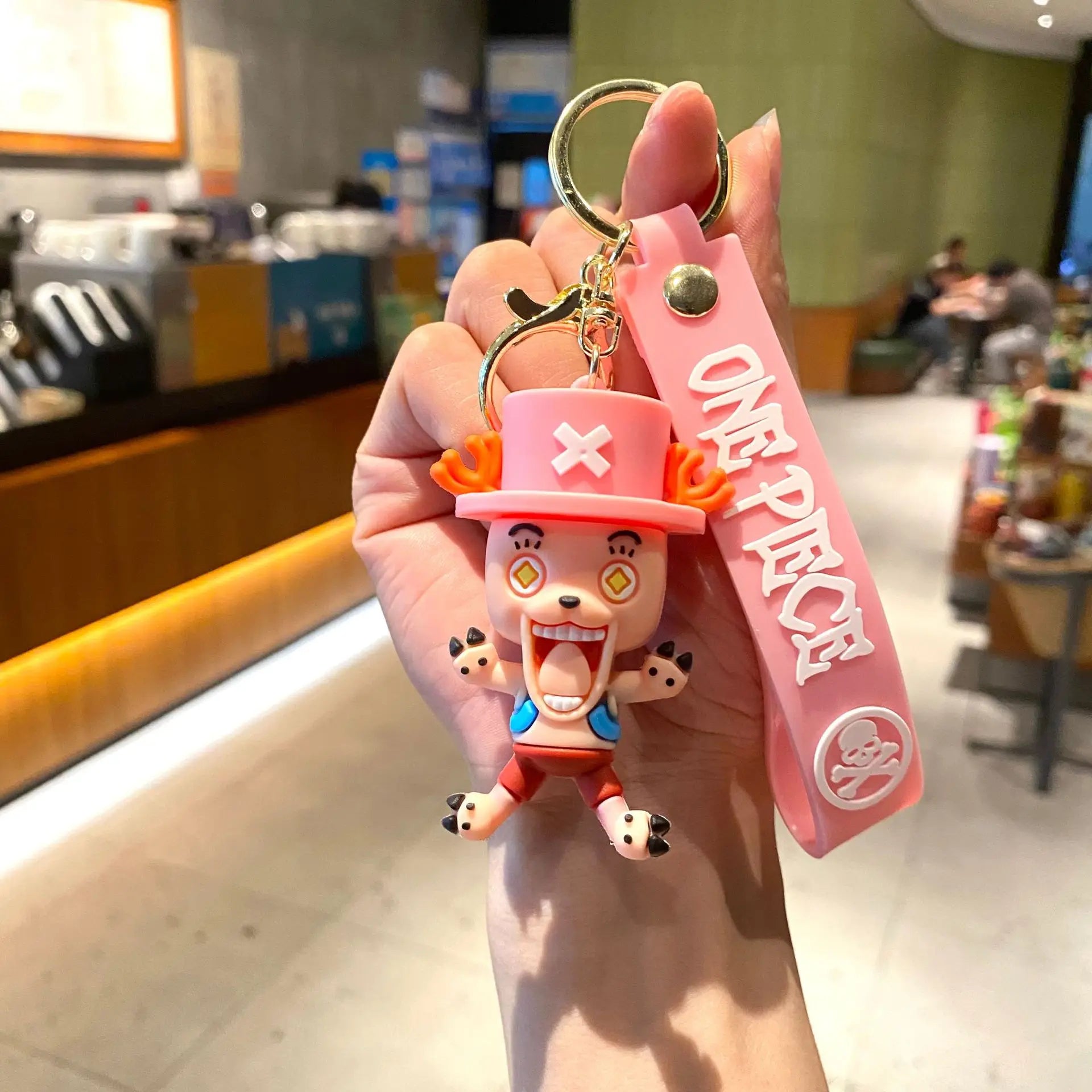 Porte-Clés One Piece Chopper Rose