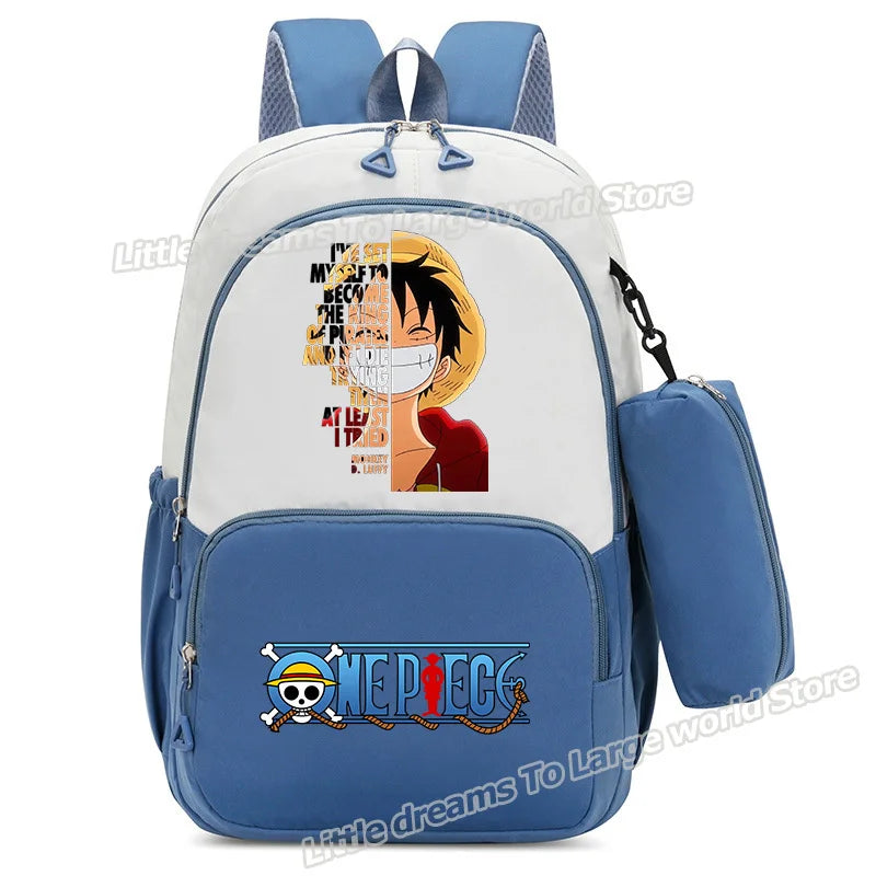 Sac à Dos One Piece Luffy Sourire Chapeau de Paille