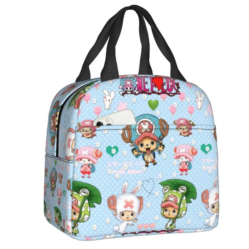 Sac isotherme One Piece Tony Tony Chopper Bleu Pastel