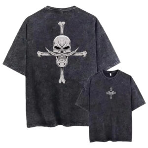 T-shirt Vintage One Piece Crâne Jolly Roger