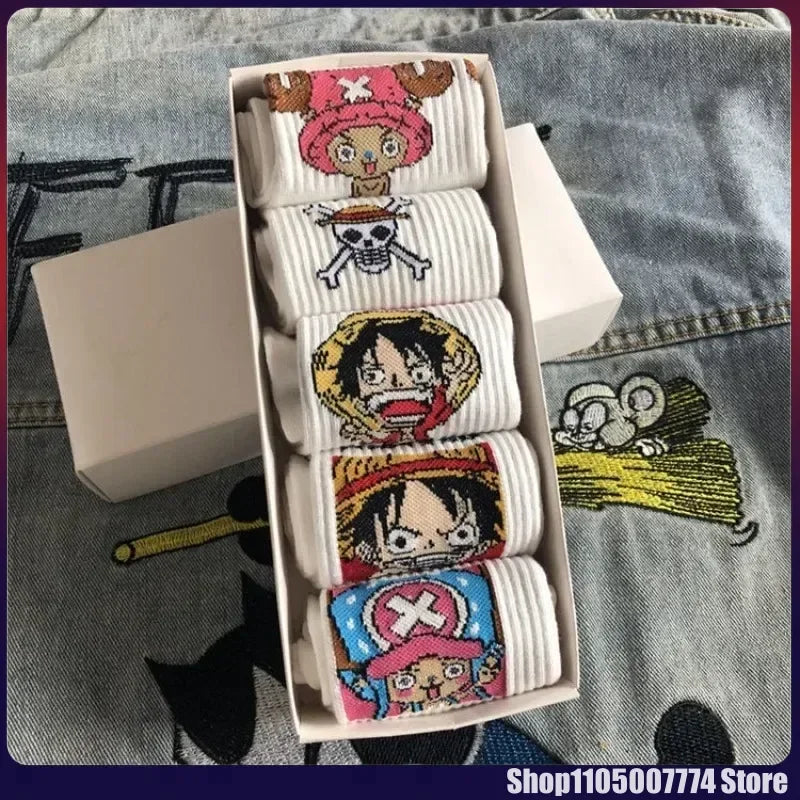 Pack de 5 paires de chaussettes One Piece Mugiwara – Image 3