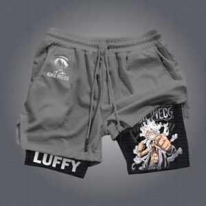 Short de Sport 2-en-1 One Piece Luffy Gear 5 Joy Boy