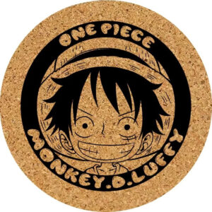 Dessous de Verre One Piece Wanted Luffy en Liège