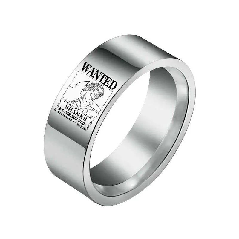Bague One Piece Wanted Shanks Le Roux