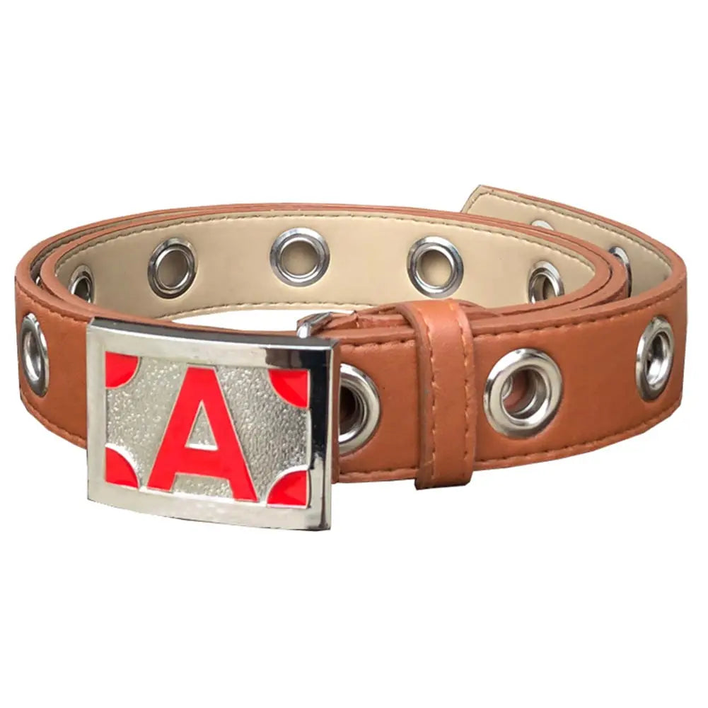 Ceinture Ace One Piece cosplay cuir marron – Image 3