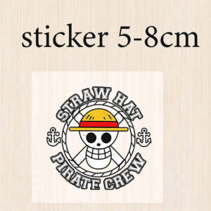 Sticker One Piece Logo Mugiwara Skull