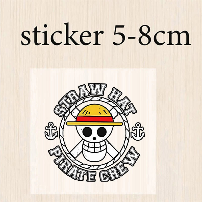 Sticker One Piece Logo Mugiwara Skull