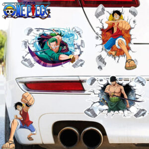 Figurine Luffy sortie d'aération 10x14CM