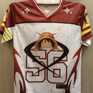 T-shirt One Piece Luffy Design Chapeau de Paille