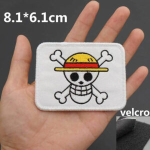 Écusson One Piece Jolly Roger rectangulaire