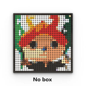 Tableau Mosaïque Pixel Art One Piece Chopper 25cmX25cmX0.5cm