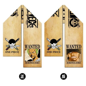 Écharpe One Piece Zoro Wanted Sabres