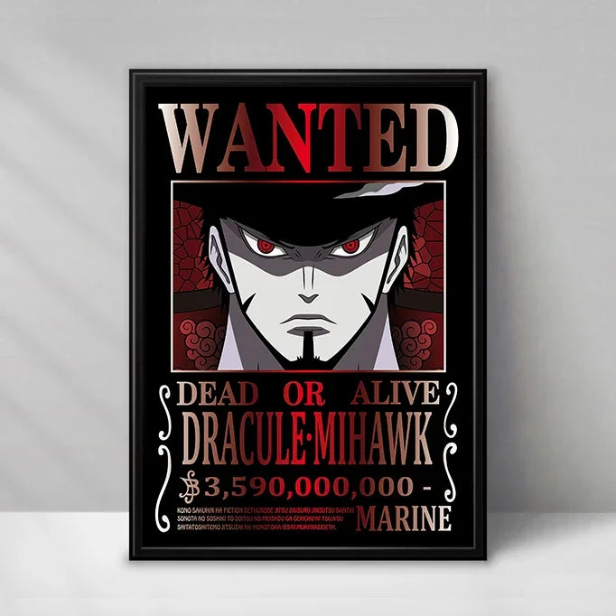 Poster One Piece Mihawk 50X70