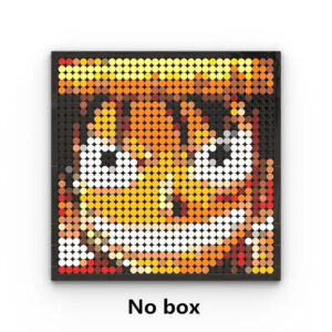 Tableau Pixel Art Luffy 25cmX25cmX0.5cm