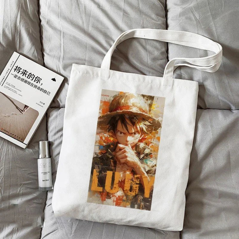 Sac Tote Bag One Piece Luffy Feu & Volonté