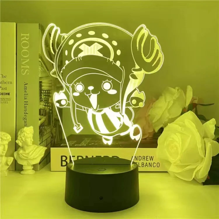 Veilleuse LED One Piece Tony Tony Chopper Nouveau Monde Jaune