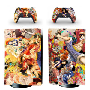 Stickers PS5 One Piece Équipage Chapeau de Paille Couleurs