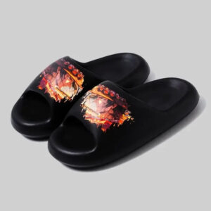 Claquettes One Piece Ace Flammes tailles 36-37 à 44-45