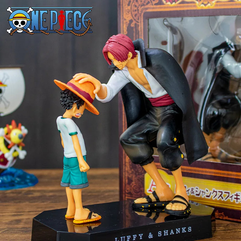 Figurine Luffy & Shanks Le Passage du Chapeau