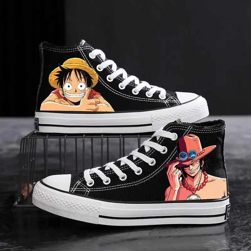 Baskets One Piece Ace Noir Tailles 35 à 44