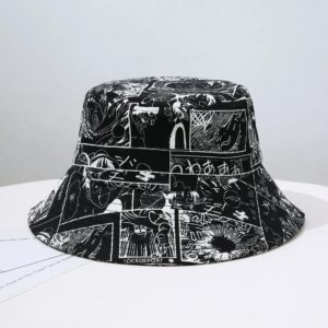Chapeau Bob One Piece contraste sombre