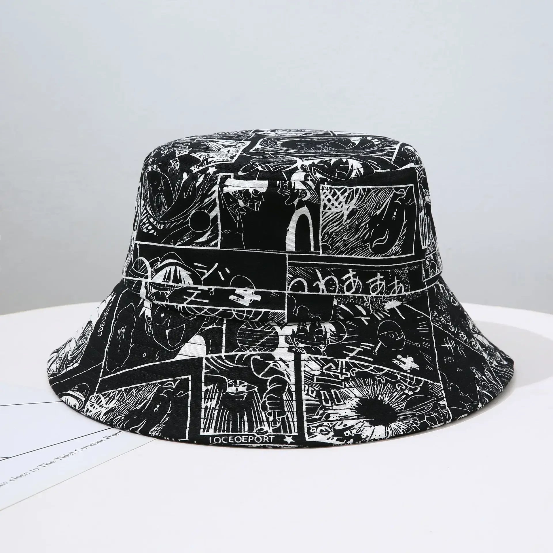 Chapeau Bob One Piece contraste sombre