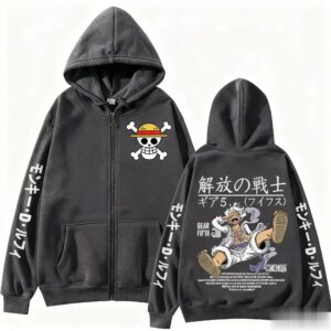 Sweat à capuche oversize One Piece Gear 5 Nika & Kanis 3XL