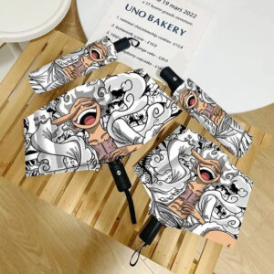 Parapluie One Piece Wanted Noir & Blanc
