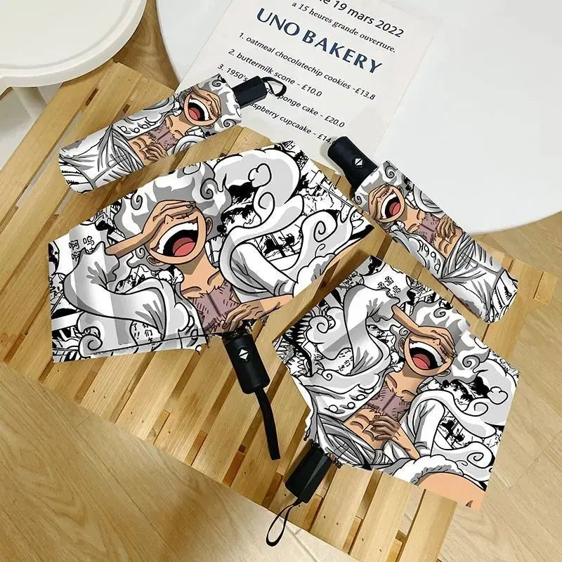 Parapluie One Piece Wanted Noir & Blanc