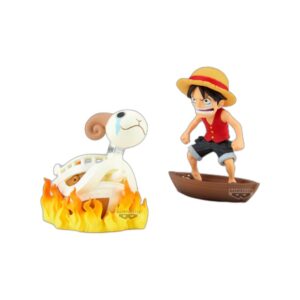 One Piece Figurine Luffy et Going Merry Edition Expo
