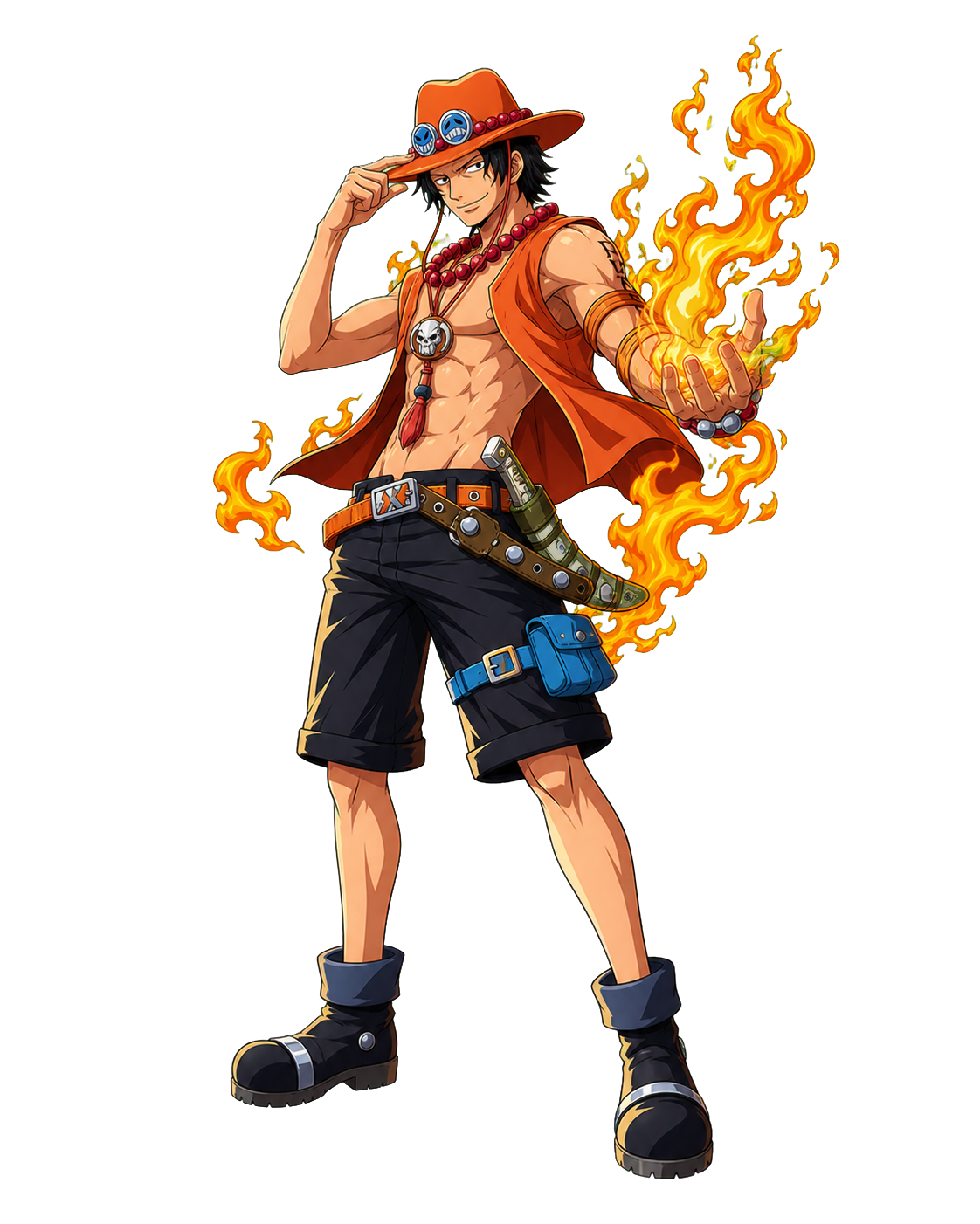 Personnage portant une tenue de l'équipage