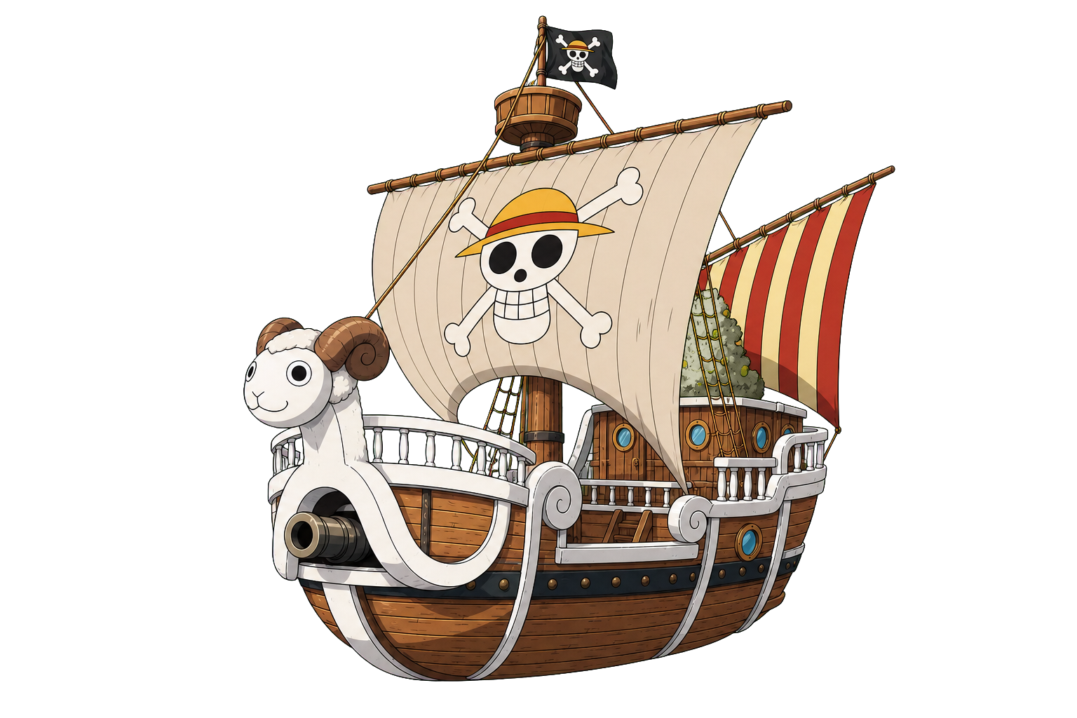 Illustration du Going Merry pour les conseils